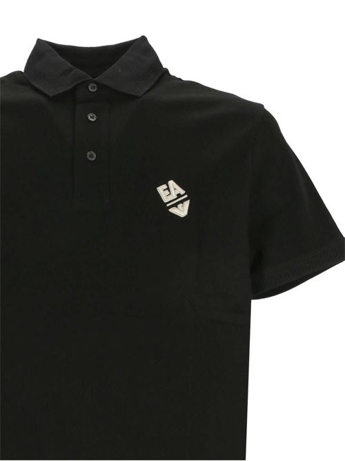 Polo shirt with patch Emporio Armani | 3D1FE61JTKZ0999